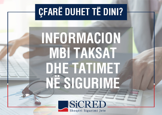 Information on insurance taxes
